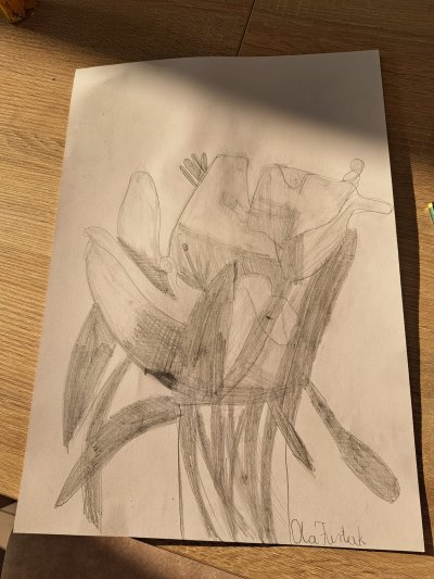 Zajęcia plastyczne - rysunek z natury